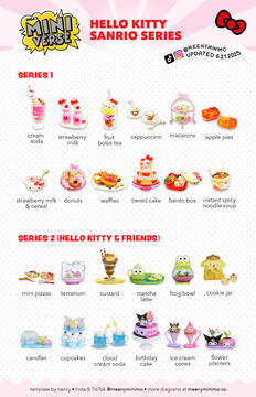 HELLO KITTY CHECKLIST updated 6.21